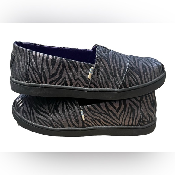 Toms Other - TOMS Zebra Print Alpargata Slip On Shoes